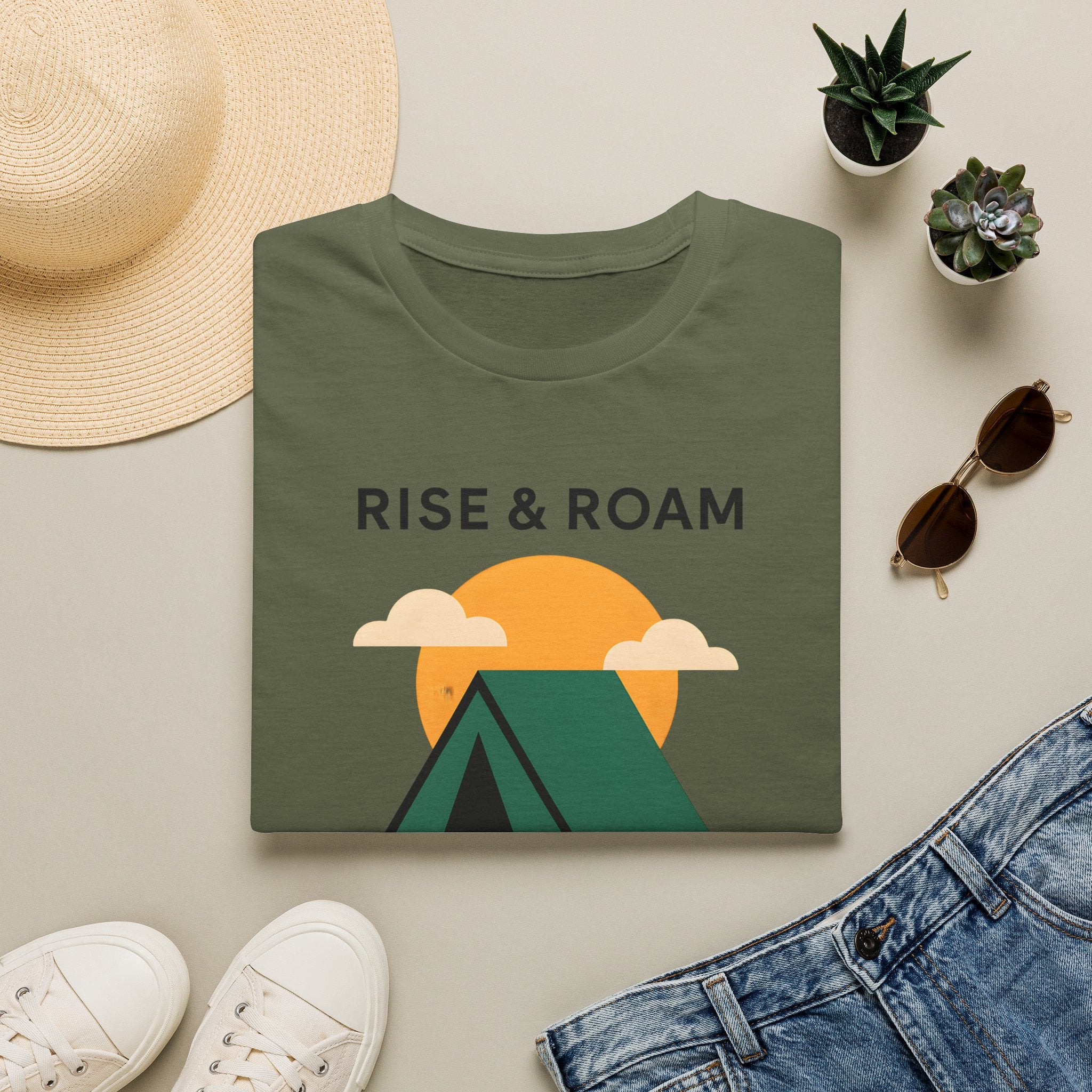 Sunrise Camping Tent T-Shirt