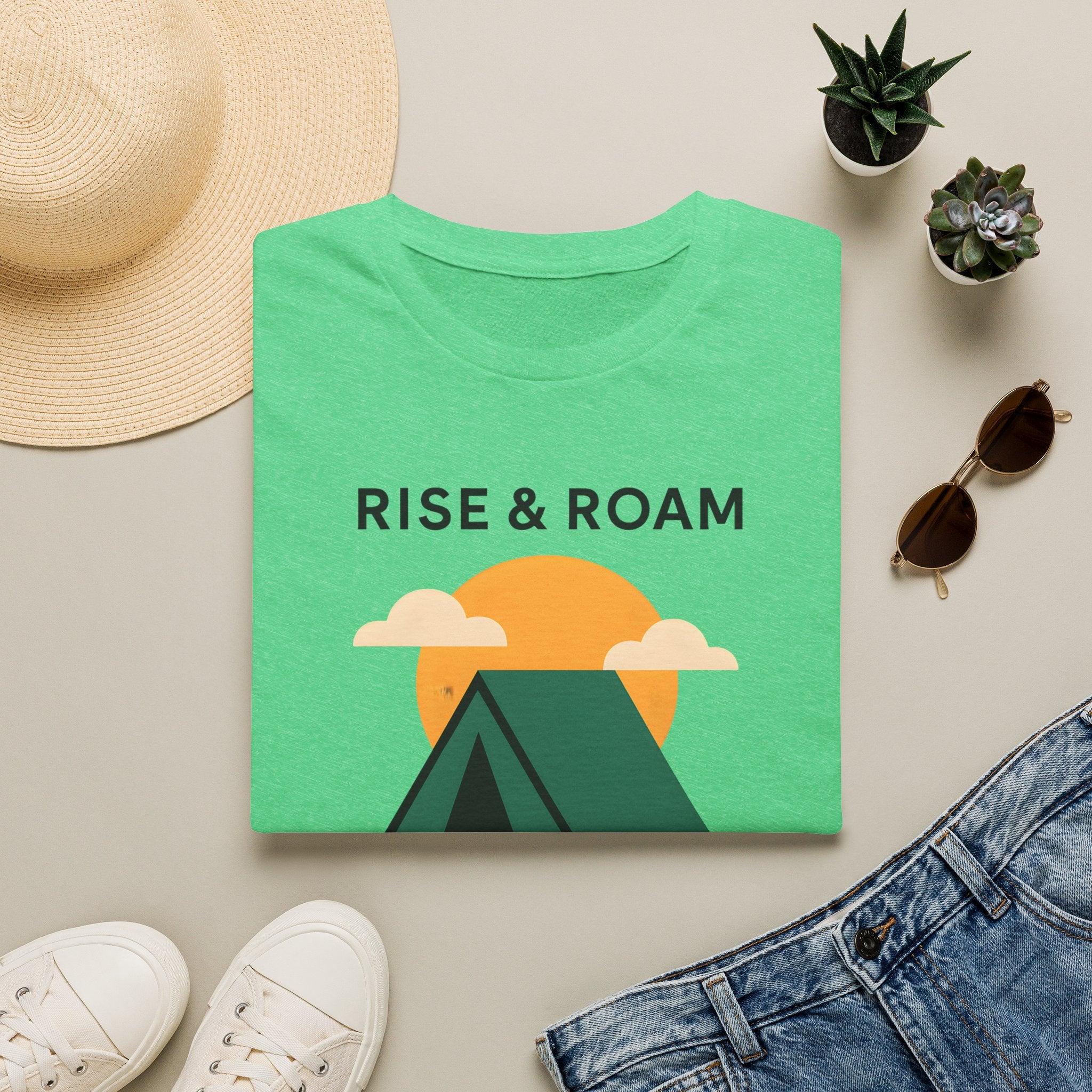 Sunrise Camping Tent T-Shirt