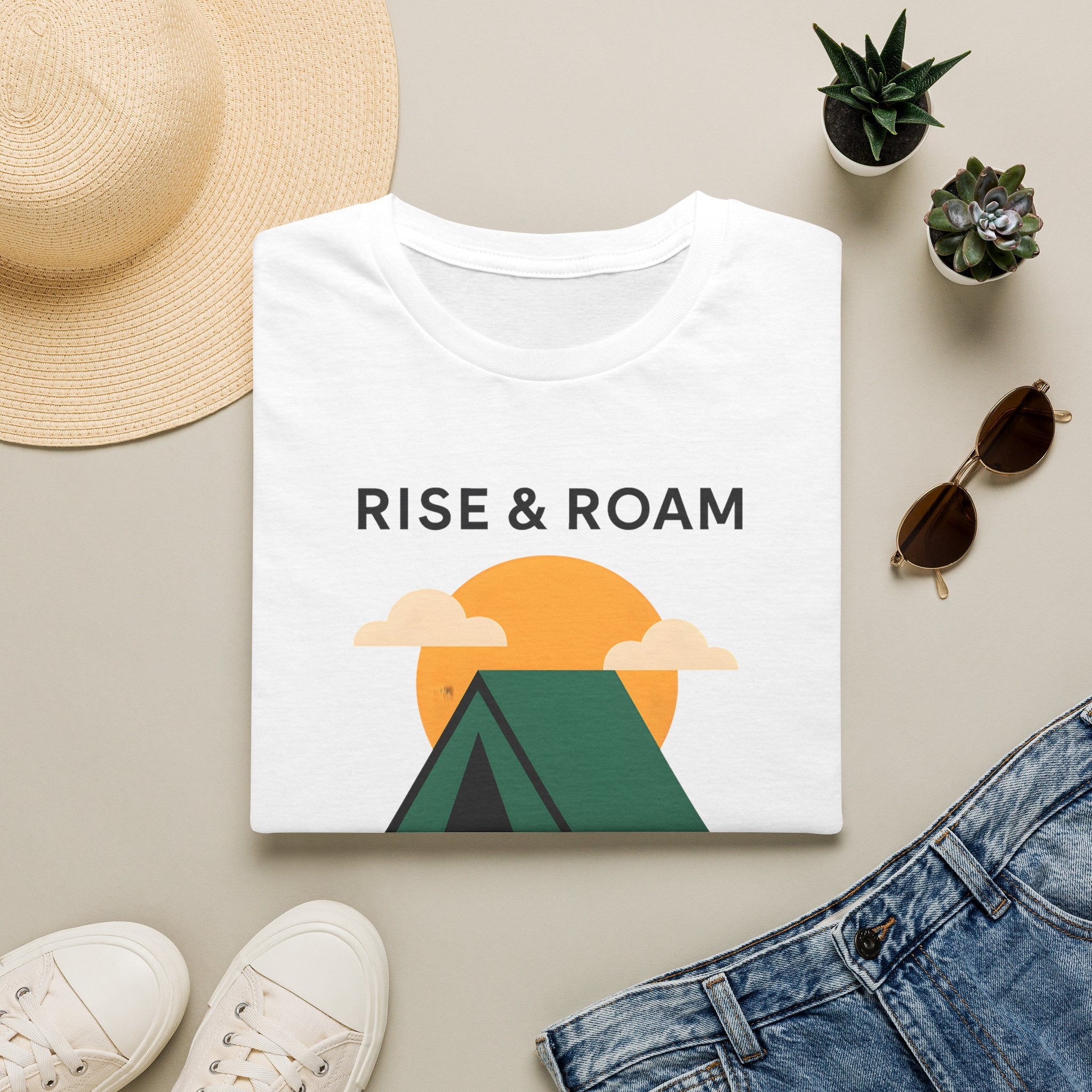 Sunrise Camping Tent T-Shirt
